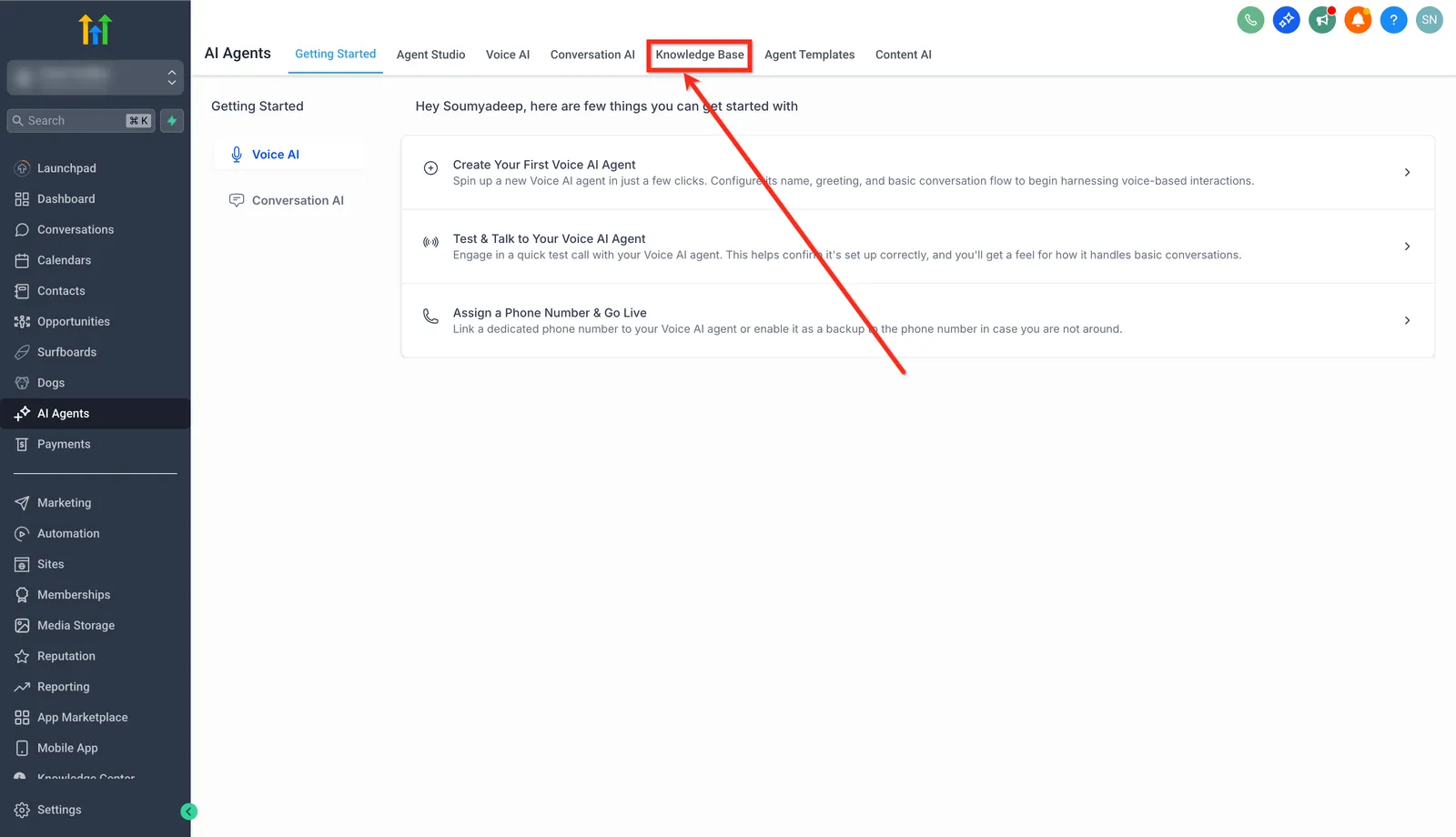 Scheda Knowledge Base