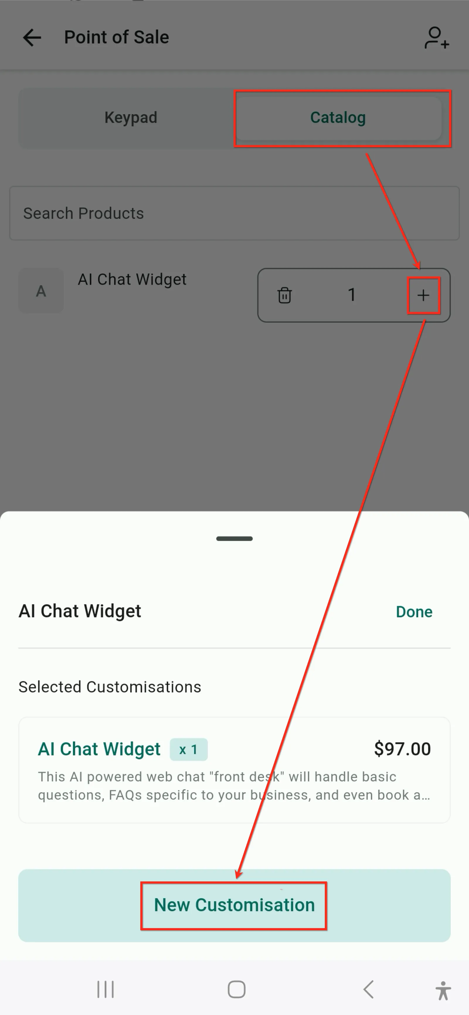 Personalizzazione combinazione di varianti nel catalogo