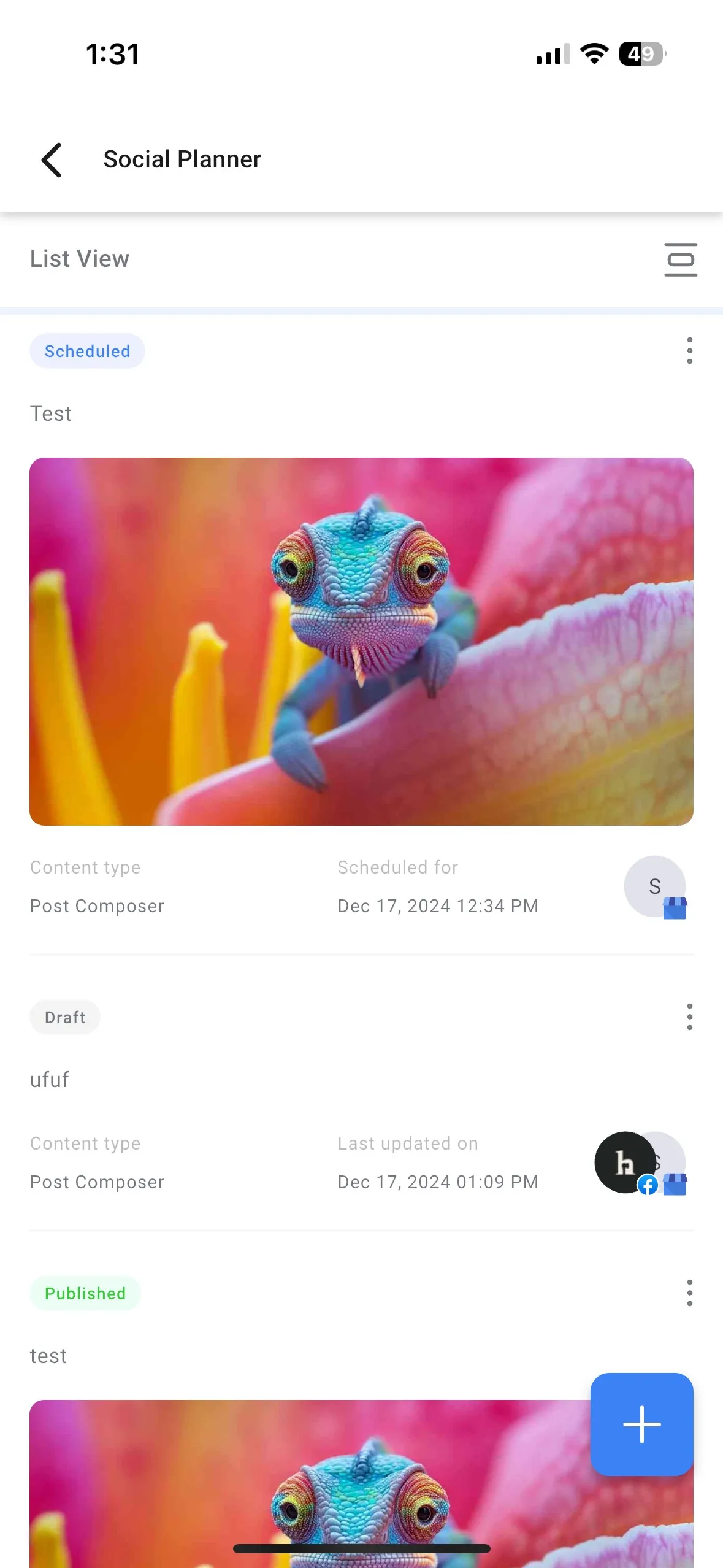 vista lista