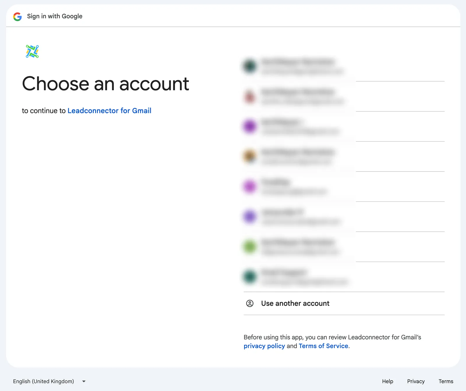 Accedi con l'account Google proprietario dei domini Postmaster