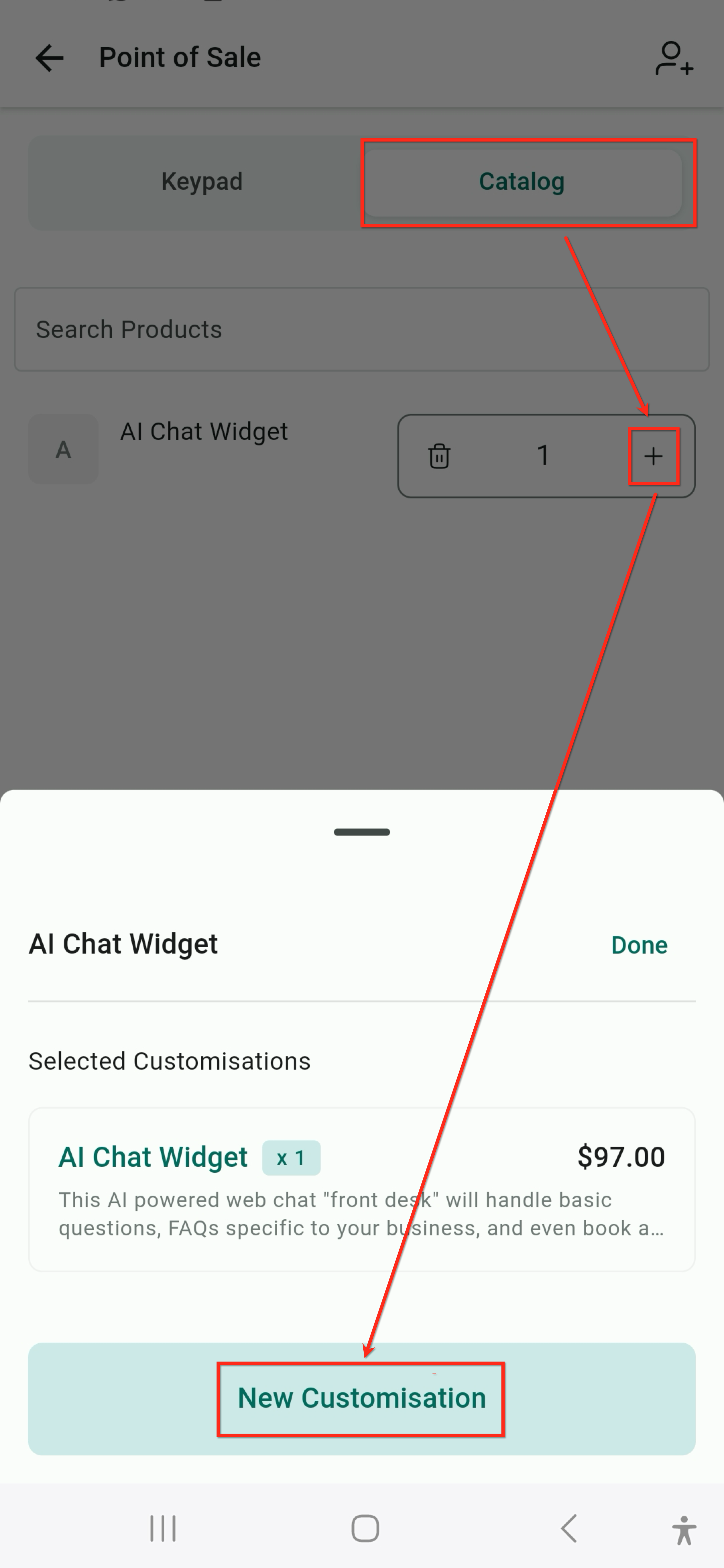 Personalizzazione combinazione di varianti nel catalogo