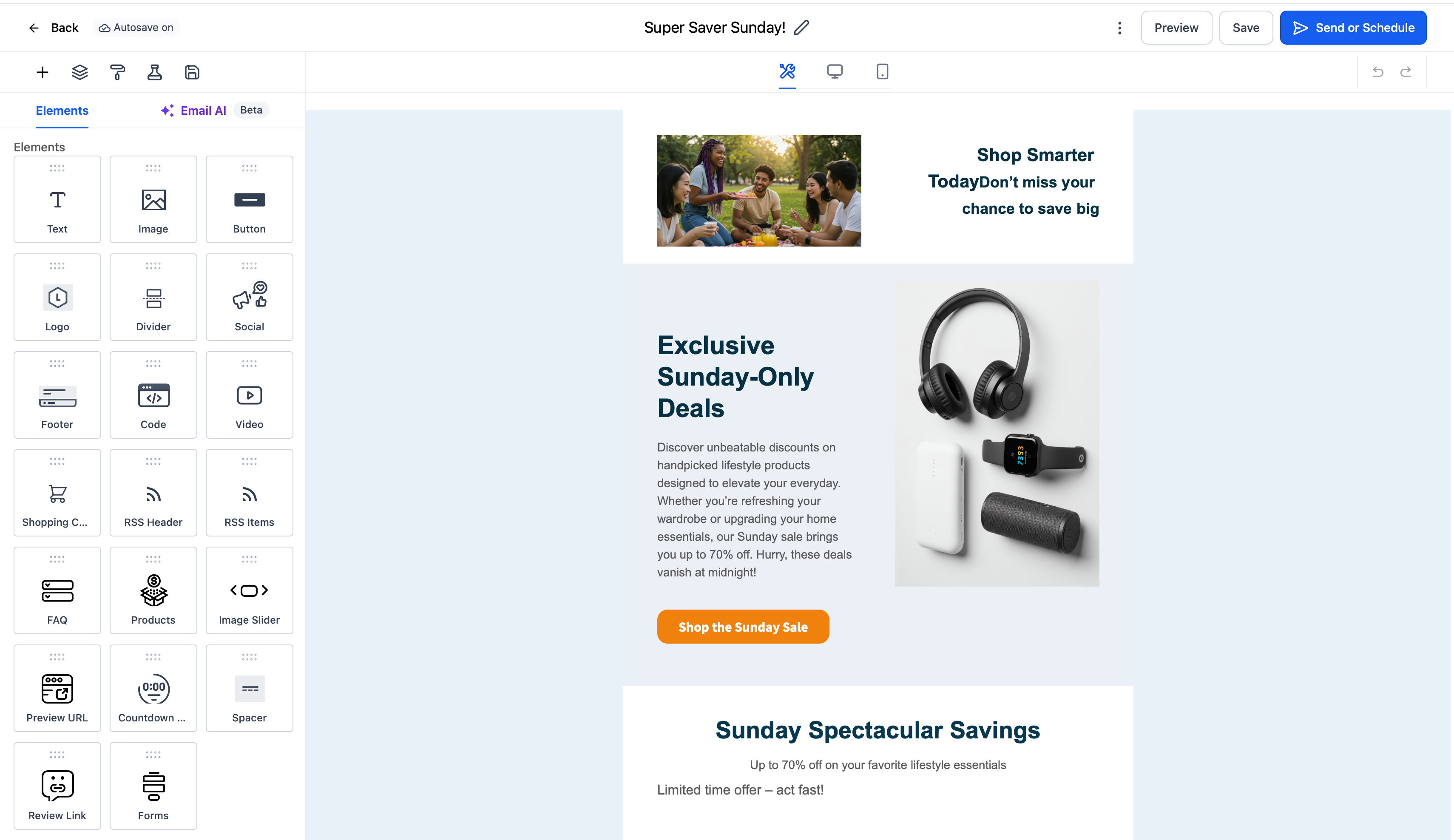 Dashboard risultati campagna email