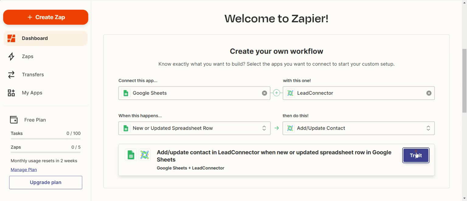 Animazione: aggiunta tag tramite Zapier nel CRM